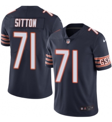 Youth Nike Chicago Bears #71 Josh Sitton Navy Blue Team Color Vapor Untouchable Limited Player NFL Jersey