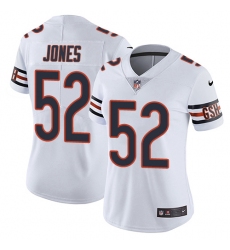 Women's Nike Chicago Bears #52 Christian Jones White Vapor Untouchable Limited Player NFL Jersey