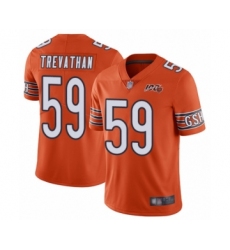 Youth Chicago Bears #59 Danny Trevathan Orange Alternate 100th Season Limited Football Jersey