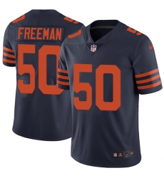 Youth Nike Chicago Bears #50 Jerrell Freeman Elite Navy Blue Alternate NFL Jersey