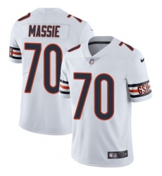 Youth Nike Chicago Bears #70 Bobby Massie White Vapor Untouchable Limited Player NFL Jersey