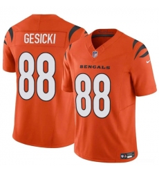 Men's Cincinnati Bengals #88 Mike Gesicki Orange 2024 F.U.S.E. Vapor Untouchable Limited Stitched Jersey