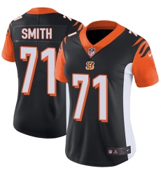 Women's Nike Cincinnati Bengals #71 Andre Smith Vapor Untouchable Limited Black Team Color NFL Jersey