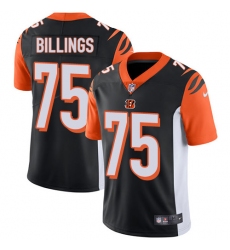 Youth Nike Cincinnati Bengals #75 Andrew Billings Vapor Untouchable Limited Black Team Color NFL Jersey