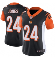Women's Nike Cincinnati Bengals #24 Adam Jones Vapor Untouchable Limited Black Team Color NFL Jersey
