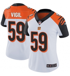 Women's Nike Cincinnati Bengals #59 Nick Vigil Vapor Untouchable Limited White NFL Jersey