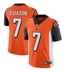 Youth Nike Cincinnati Bengals #7 Boomer Esiason Vapor Untouchable Limited Orange Alternate NFL Jersey