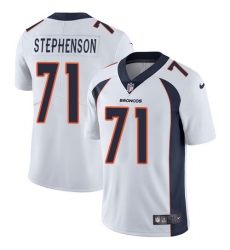 Youth Nike Denver Broncos #71 Donald Stephenson White Vapor Untouchable Limited Player NFL Jersey