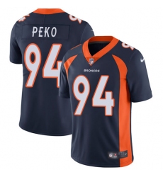 Youth Nike Denver Broncos #94 Domata Peko Navy Blue Alternate Vapor Untouchable Limited Player NFL Jersey