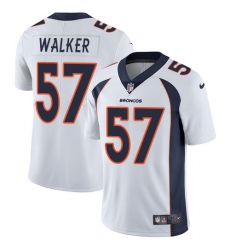 Men's Nike Denver Broncos #57 Demarcus Walker White Vapor Untouchable Limited Player NFL Jersey