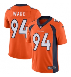 Men's Nike Denver Broncos #94 DeMarcus Ware Orange Team Color Vapor Untouchable Limited Player NFL Jersey