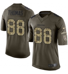 Youth Nike Denver Broncos #88 Demaryius Thomas Elite Green Salute to Service NFL Jersey