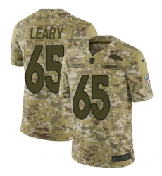 Youth Nike Denver Broncos #65 Ronald Leary Limited Camo 2018 Salute to Service NFL Jersey