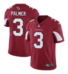 Men's Nike Arizona Cardinals #3 Carson Palmer Red Team Color Vapor Untouchable Limited Player NFL Jersey