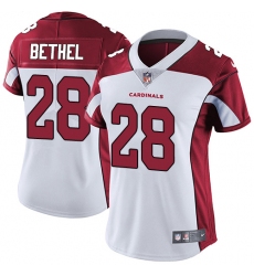 Women's Nike Arizona Cardinals #28 Justin Bethel White Vapor Untouchable Limited Player NFL Jersey