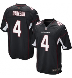 Men's Nike Arizona Cardinals #4 Phil Dawson Game Black Alternate NFL Jersey