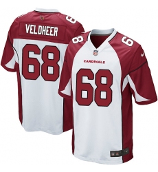 Men's Nike Arizona Cardinals #68 Jared Veldheer Game White NFL Jersey