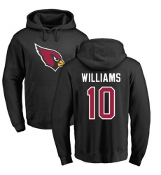 NFL Nike Arizona Cardinals #10 Chad Williams Black Name & Number Logo Pullover Hoodie