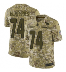 Men's Nike Arizona Cardinals #74 D.J. Humphries Limited Camo 2018 Salute to Service NFL Jersey