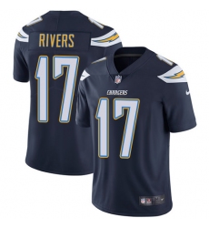 Youth Nike Los Angeles Chargers #17 Philip Rivers Navy Blue Team Color Vapor Untouchable Limited Player NFL Jersey