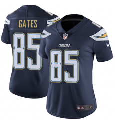 Women's Nike Los Angeles Chargers #85 Antonio Gates Navy Blue Team Color Vapor Untouchable Limited Player NFL Jersey