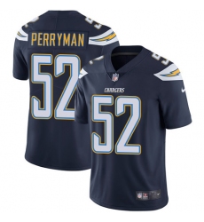 Men's Nike Los Angeles Chargers #52 Denzel Perryman Navy Blue Team Color Vapor Untouchable Limited Player NFL Jersey