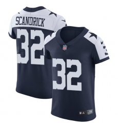 Men's Nike Dallas Cowboys #32 Orlando Scandrick Navy Blue Throwback Alternate Vapor Untouchable Elite Player NFL Jersey