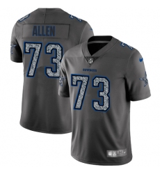 Men's Nike Dallas Cowboys #73 Larry Allen Gray Static Vapor Untouchable Limited NFL Jersey