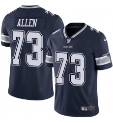 Youth Nike Dallas Cowboys #73 Larry Allen Navy Blue Team Color Vapor Untouchable Limited Player NFL Jersey