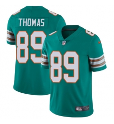 Men's Nike Miami Dolphins #89 Julius Thomas Aqua Green Alternate Vapor Untouchable Limited Player NFL Jersey