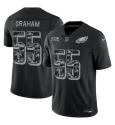 Men's Philadelphia Eagles #55 Brandon Graham Black F.U.S.E. 2026 Salute to Service Limited Football Stitched Jersey