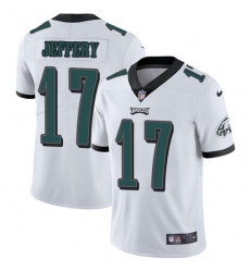 Men's Nike Philadelphia Eagles #17 Alshon Jeffery White Vapor Untouchable Limited Player NFL Jersey