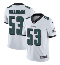 Youth Nike Philadelphia Eagles #53 Nigel Bradham White Vapor Untouchable Limited Player NFL Jersey