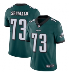 Men's Nike Philadelphia Eagles #73 Isaac Seumalo Midnight Green Team Color Vapor Untouchable Limited Player NFL Jersey