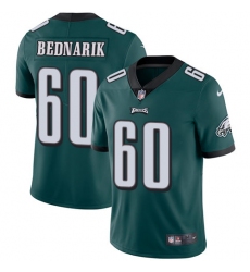 Men's Nike Philadelphia Eagles #60 Chuck Bednarik Midnight Green Team Color Vapor Untouchable Limited Player NFL Jersey