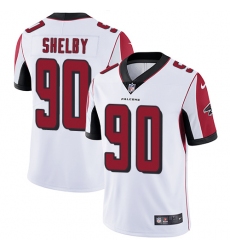 Youth Nike Atlanta Falcons #90 Derrick Shelby White Vapor Untouchable Limited Player NFL Jersey