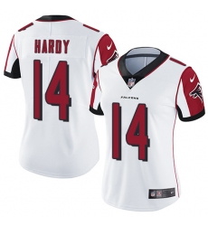 Women's Nike Atlanta Falcons #14 Justin Hardy White Vapor Untouchable Limited Player NFL Jersey