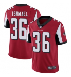 Men's Nike Atlanta Falcons #36 Kemal Ishmael Red Team Color Vapor Untouchable Limited Player NFL Jersey