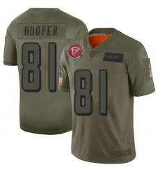 Youth Atlanta Falcons #81 Austin Hooper Limited Camo 2019 Salute to Service Football Jersey