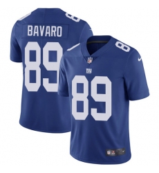 Men's Nike New York Giants #89 Mark Bavaro Royal Blue Team Color Vapor Untouchable Limited Player NFL Jersey