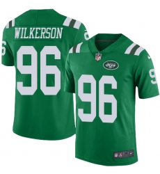 Youth Nike New York Jets #96 Muhammad Wilkerson Limited Green Rush Vapor Untouchable NFL Jersey