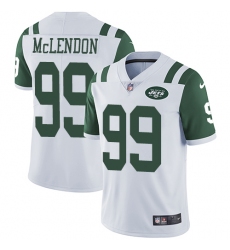 Men's Nike New York Jets #99 Steve McLendon White Vapor Untouchable Limited Player NFL Jersey