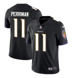 Youth Nike Baltimore Ravens #11 Breshad Perriman Black Alternate Vapor Untouchable Limited Player NFL Jersey