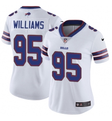 Women's Nike Buffalo Bills #95 Kyle Williams White Vapor Untouchable Limited Player NFL Jersey