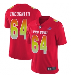 Youth Nike Buffalo Bills #64 Richie Incognito Limited Red 2018 Pro Bowl NFL Jersey