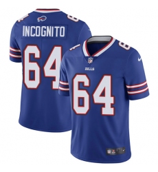 Youth Nike Buffalo Bills #64 Richie Incognito Royal Blue Team Color Vapor Untouchable Limited Player NFL Jersey