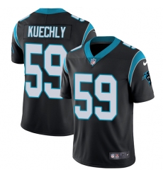 Men's Nike Carolina Panthers #59 Luke Kuechly Black Team Color Vapor Untouchable Limited Player NFL Jersey