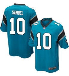 Men's Nike Carolina Panthers #10 Curtis Samuel Game Blue Alternate NFL Jersey