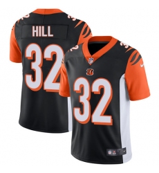 Men's Nike Cincinnati Bengals #32 Jeremy Hill Vapor Untouchable Limited Black Team Color NFL Jersey