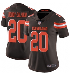 Women's Nike Cleveland Browns #20 Briean Boddy-Calhoun Brown Team Color Vapor Untouchable Limited Player NFL Jersey